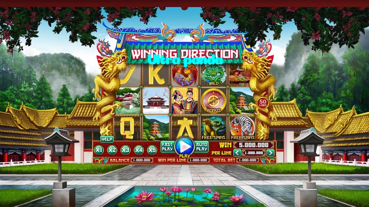 Ultra panda casino presented on mobile device in Pakistan with slots and live games